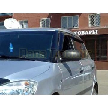 Дефлекторы боковых окон SIM 4 штуки для хетчбека для Skoda Fabia 2007-2015
