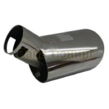 Насадка на выхлопную трубу 1 штука OEM Tuning для Kia Cerato/Peugeot 307 2005-2018