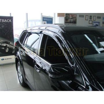 Дефлекторы боковых окон SIM 4 штуки для Subaru Outback 2009-2014