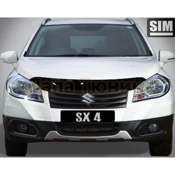 Дефлектор капота SIM для Suzuki SX4 2013-