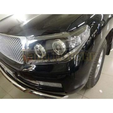 Защита передних фар SIM для Toyota Land Cruiser 200 2007-2011 Защита передних фар SIM для Toyota Land Cruiser 200 2007-2011