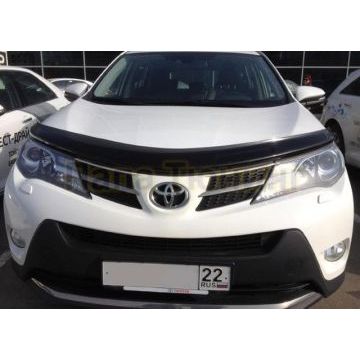 Дефлектор капота SIM с подгибом для Toyota RAV4 2013-2019