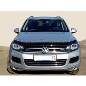 Дефлектор капота SIM для Volkswagen Touareg 2010-2017 Дефлектор капота SIM для Volkswagen Touareg 2010-2017