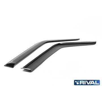 Дефлекторы окон Rival поликарбонат 2 штуки для Нива ВАЗ 2121 1978-
