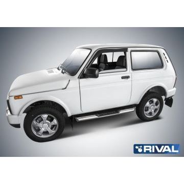 Дефлекторы окон Rival поликарбонат 2 штуки для Нива ВАЗ 2121 1978-