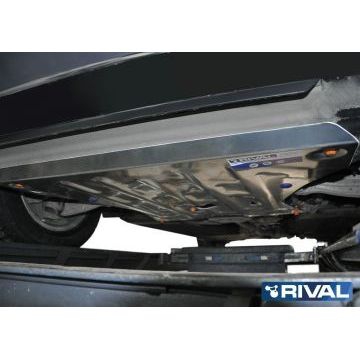 Защита картера + КПП алюминий 4 мм Rival для Audi Q5, V - все 2008-2012/Audi Q5, V - все 2012-2017