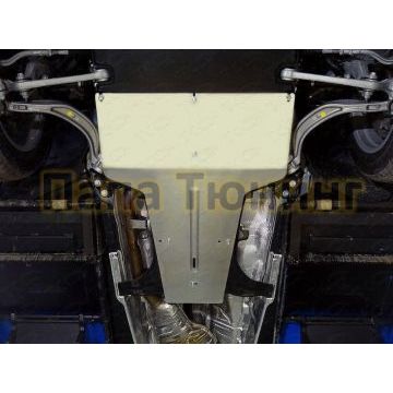 Защита КПП и раздатки ТСС алюминий 4 мм для Audi Q5 2016- Защита КПП и раздатки ТСС алюминий 4 мм для Audi Q5 2016-