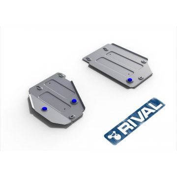 Защита топливного бака Rival для 2,0 АКПП алюминий 4 мм для Audi Q5 2016-