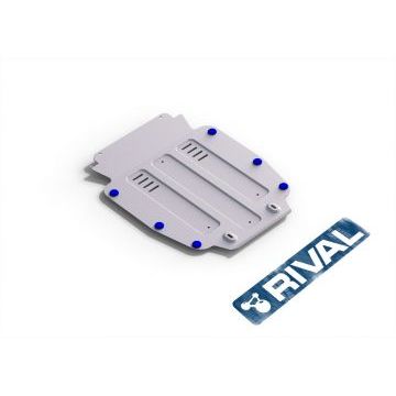 Защита картера алюминий 4 мм RIVAL для Audi Q7, V - все 2009-2015 Защита картера алюминий 4 мм RIVAL для Audi Q7, V - все 2009-2015