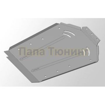 Защита КПП ТСС алюминий 4 мм для Audi Q7 2009-2015 Защита КПП ТСС алюминий 4 мм для Audi Q7 2009-2015