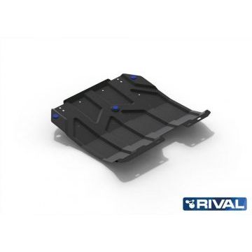 Защита картера и КПП Rival для 2,0 сталь 2 мм на передний привод для Chery Tiggo 5 2014-