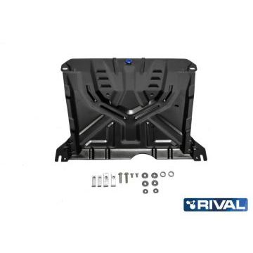 Защита картера и КПП Rival для 1,4/1,6/1,8 сталь 2 мм для Chevrolet Lacetti 2005-2013