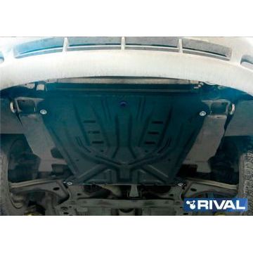 Защита картера и КПП Rival для 1,4/1,6/1,8 сталь 2 мм для Chevrolet Lacetti 2005-2013