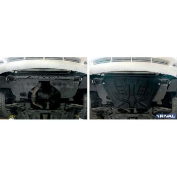 Защита картера и КПП Rival для 1,4/1,6/1,8 сталь 2 мм для Chevrolet Lacetti 2005-2013