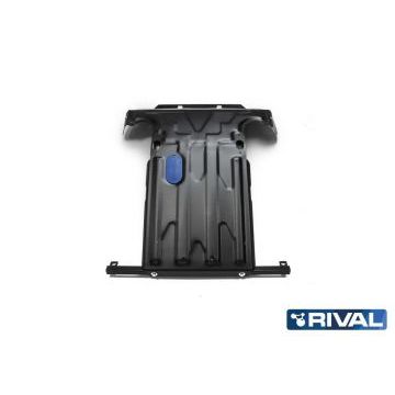 Защита картера Rival для 1,7 сталь 2 мм из 2-х частей для Chevrolet Niva 2002-