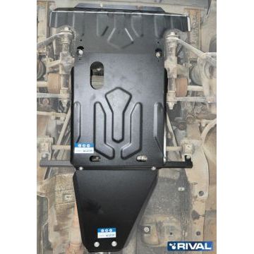 Защита картера Rival для 1,7 сталь 2 мм из 2-х частей для Chevrolet Niva 2002-