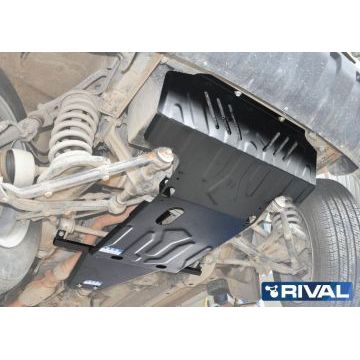 Защита картера Rival для 1,7 сталь 2 мм из 2-х частей для Chevrolet Niva 2002-