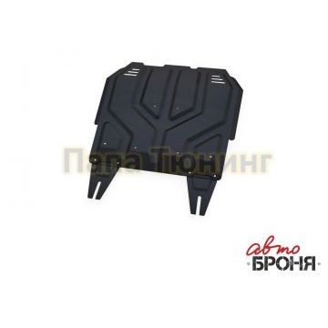 Защита картера + КПП сталь 2 мм АвтоБРОНЯ для Citroen C4 Aircross, V - 1.6; 2.0; Увеличенная 2012-2016/Citroen C-Crosser, V - 2.2d; 2.4; Увеличенная 2007-2013/Mitsubishi ASX, V - все; Увеличенная 2010-2015/Mitsubishi ASX, V - все; Увеличенная 2017-2019/Mitsubishi ASX, V - все; Увеличенная 2019-/Mitsubishi Lancer X, V - 1.5; 1.8; 2.0; Увеличенная 2007-2016/Mitsubishi Outlander XL, V - 2.0; 2.4; Увеличенная 2007-2012/Peugeot 4007, V - 2.0; 2.4; Увеличенная 2007-2012/Peugeot 4008, V - 2.0; Увеличенная 2012-2015