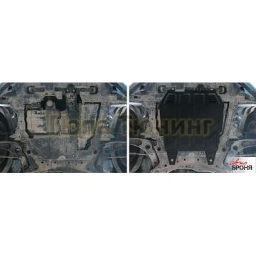 Защита картера + КПП сталь 2 мм АвтоБРОНЯ для Citroen C4 Aircross, V - 1.6; 2.0; Увеличенная 2012-2016/Citroen C-Crosser, V - 2.2d; 2.4; Увеличенная 2007-2013/Mitsubishi ASX, V - все; Увеличенная 2010-2015/Mitsubishi ASX, V - все; Увеличенная 2017-2019/Mitsubishi ASX, V - все; Увеличенная 2019-/Mitsubishi Lancer X, V - 1.5; 1.8; 2.0; Увеличенная 2007-2016/Mitsubishi Outlander XL, V - 2.0; 2.4; Увеличенная 2007-2012/Peugeot 4007, V - 2.0; 2.4; Увеличенная 2007-2012/Peugeot 4008, V - 2.0; Увеличенная 2012-2015