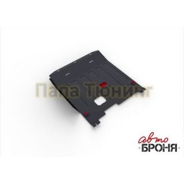 Защита картера + КПП сталь 2 мм АвтоБРОНЯ для Citroen Jumper, V - все 2007-/Fiat Ducato, V - 2.3d 2006-2014/Fiat Ducato, V - 2.3d 2014-/Peugeot Boxer, V - все 2006-2014/Peugeot Boxer, V - все 2014-