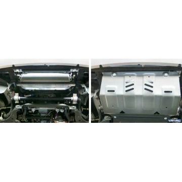 Защита радиатора Rival алюминий 4 мм для Mitsubishi L200, V - 2.4d; 2,4d H.P.; выводим 2015- 2019