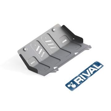 Защита радиатора Rival алюминий 4 мм для Mitsubishi Pajero Sport, V - 3.0; 2.4d 2016-