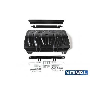 Защита радиатора Rival сталь 2 мм для Mitsubishi Pajero Sport, V - 3.0; 2.4d 2016-