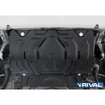 Защита радиатора Rival сталь 2 мм для Mitsubishi Pajero Sport, V - 3.0; 2.4d 2016-