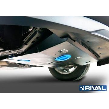 Защита картера и КПП Rival для 3,5 алюминий 4 мм для Ford Edge 2013-2015