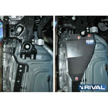 Защита трубок кондиционера Rival для 3,5 алюминий 4 мм для Ford Explorer 2011-2015