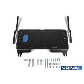 Защита картера + КПП сталь Rival для Ford Explorer, V - 3.5 2015-2017/Ford Explorer, V - 3.5 2017-