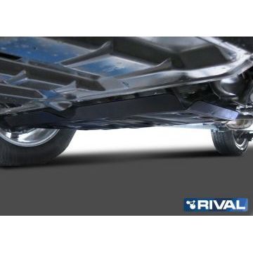 Защита картера + КПП сталь Rival для Ford Explorer, V - 3.5 2015-2017/Ford Explorer, V - 3.5 2017-