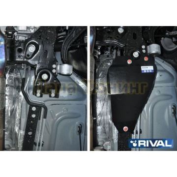 Защита трубок кондиционера Rival для 3,5 сталь 2 мм для Ford Explorer 2015-2019