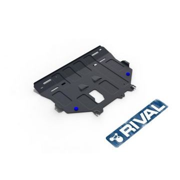 Защита картера и КПП Rival для 1,5 Ecoboost 1,6/2,5 сталь 2 мм для Ford Kuga 2013-
