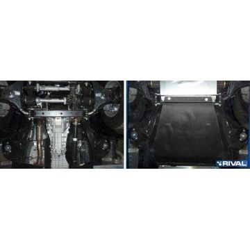 Защита КПП Rival для 2,2D сталь 2 мм для Ford Ranger 2012-2015