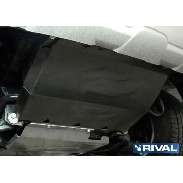 Защита радиатора Rival для 2,2D сталь 2 мм для Ford Ranger 2012-2015