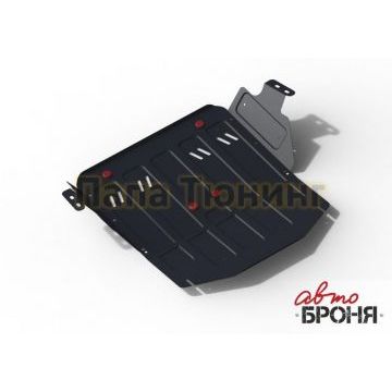 Защита картера и КПП Автоброня для 2,2TD и 2,4TD сталь 2 мм на задний привод для Ford Transit 2006-2014