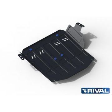 Защита картера и КПП Rival для 2,2D и 2,4D сталь 2 мм на задний привод для Ford Transit 2006-2014