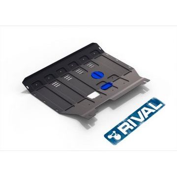 Защита картера и КПП Rival для 2,2D сталь 2 мм на передний привод для Ford Transit 2006-2014