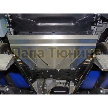 Защита картера и КПП (алюминий) 4мм ТСС для Ford Transit FWD L2 2013-