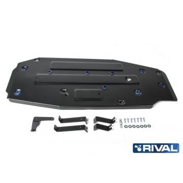 Защита топливного бака Rival для 2,0 и 2,4 cталь 2 мм для Geely Atlas 2018-