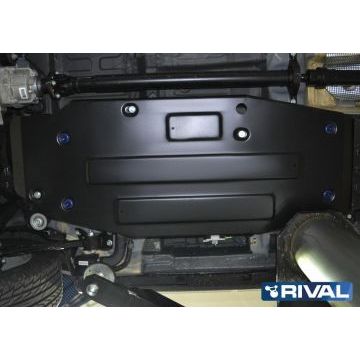 Защита топливного бака Rival для 2,0 и 2,4 cталь 2 мм для Geely Atlas 2018-