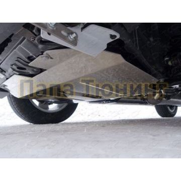 Защита картера и КПП (алюминий) 4мм ТСС для Geely Emgrand X7 2015-/Geely Emgrand X7 2018-