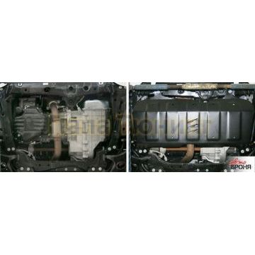 Защита картера + КПП сталь АвтоБроня для Geely Emgrand X7, V - 1.8; 2.0; 2.4 2013-2016/Geely Emgrand X7, V - 1.8; 2.0; 2.4 2016-2018