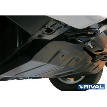 Защита картера и КПП Rival для 1,8/2,0/2,4 сталь 2 мм на передний привод для Geely Emgrand X7 2013-