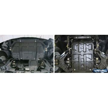 Защита картера Rival для 2,0/2,0D/2,4 сталь 2 мм для Great Wall Hover H5 2011-2015