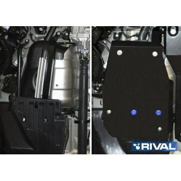 Защита топливного бака Rival для 2,0 сталь 2 мм для Honda CR-V 2012-2017