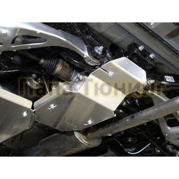 Защита дифференциала ТСС алюминий 4 мм для Honda CR-V 2017- Защита дифференциала ТСС алюминий 4 мм для Honda CR-V 2017-