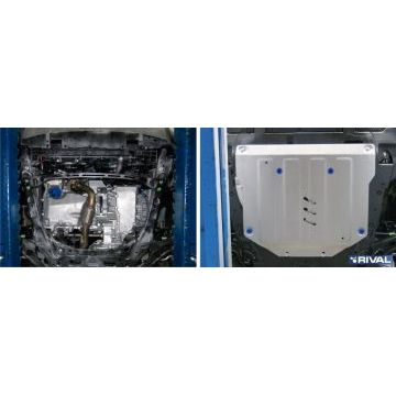 Защита картера и КПП Rival для 2,4 алюминий 4 мм для Honda CR-V 2017-