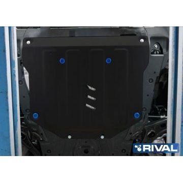 Защита картера и КПП Rival для 2,0 и 2,4 сталь 2 мм для Honda CR-V 2017-
